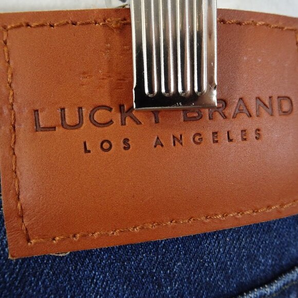 LUCKY BRAND Relaxed Taper Jeans Size 12 31 NEW 4 Way Stretch Raw Hem MSRP $129 - Picture 6 of 6